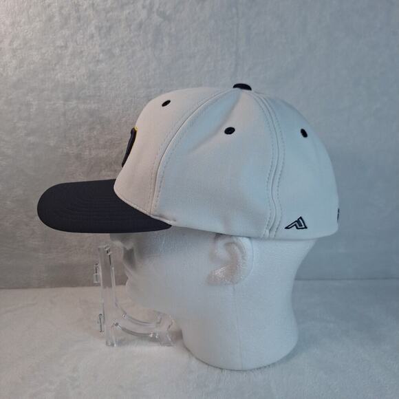 Marucci TP Logo Ball Cap Hat Fitted L/XL Baseball White Navy Blue - Picture 2 of 10